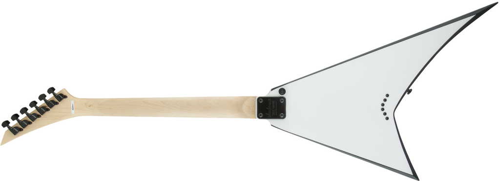 Jackson JS Series Rhoads JS32T, Amaranth Fingerboard, White with Black Bevels