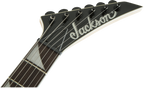 Jackson JS Series Rhoads JS32T, Amaranth Fingerboard, White with Black Bevels