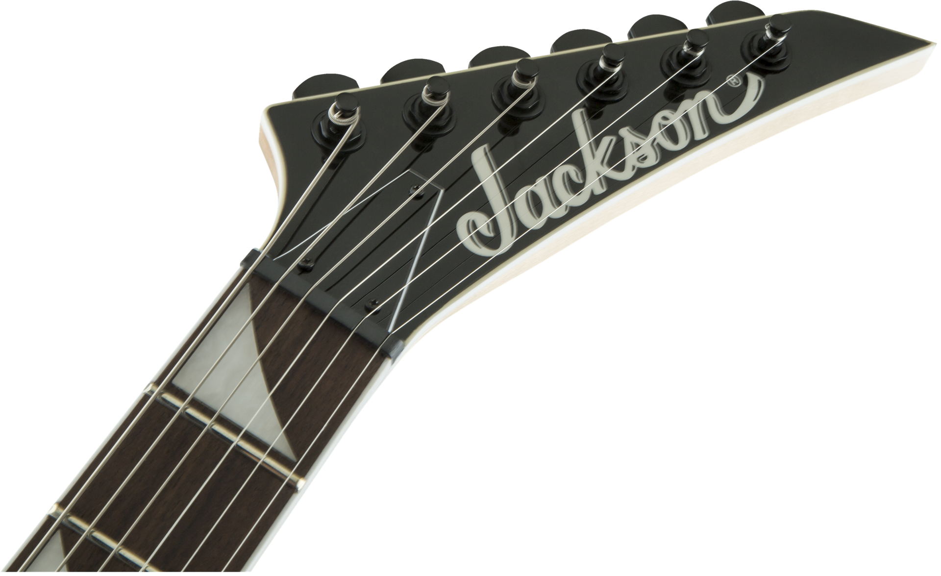 Jackson JS Series Rhoads JS32T, Amaranth Fingerboard, White with Black Bevels