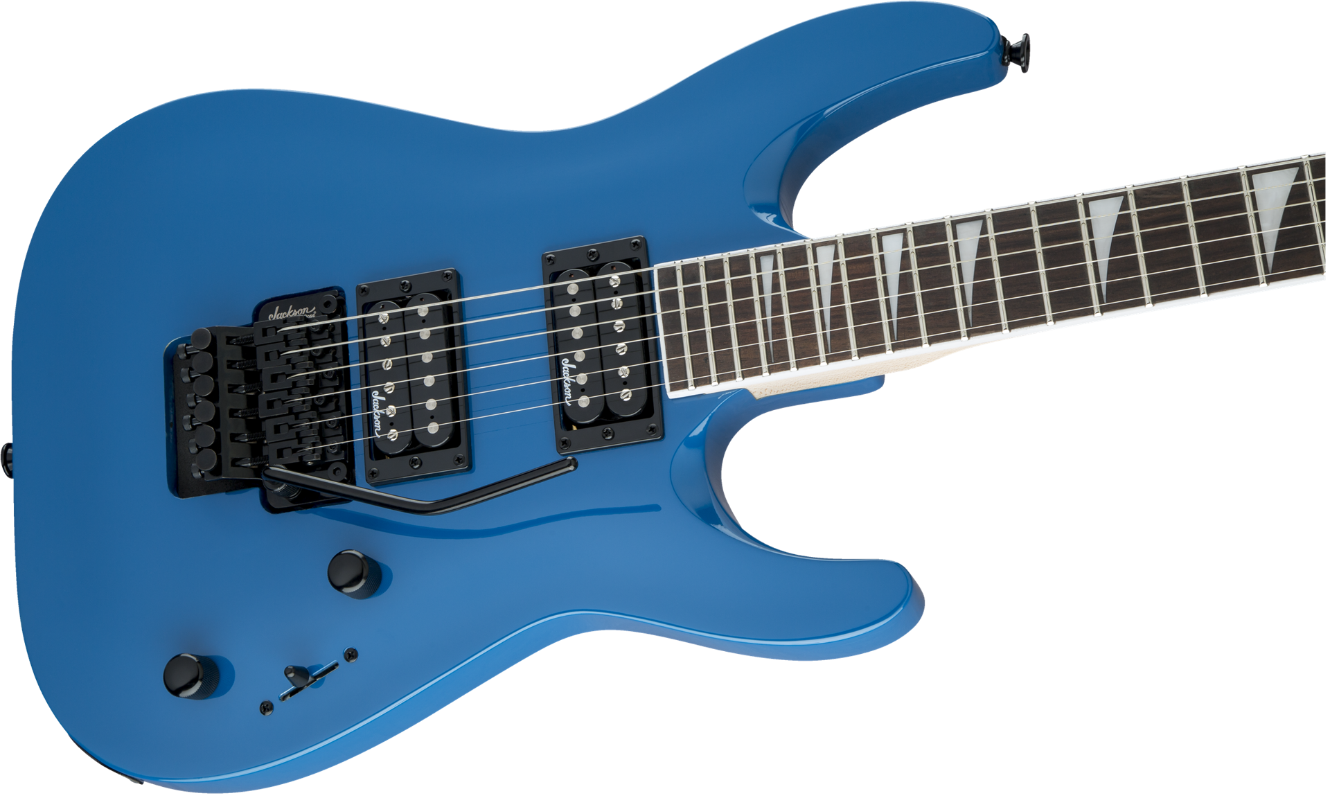 Jackson JS Series Dinky™ Arch Top JS32 DKA, Amaranth Fingerboard, Bright Blue