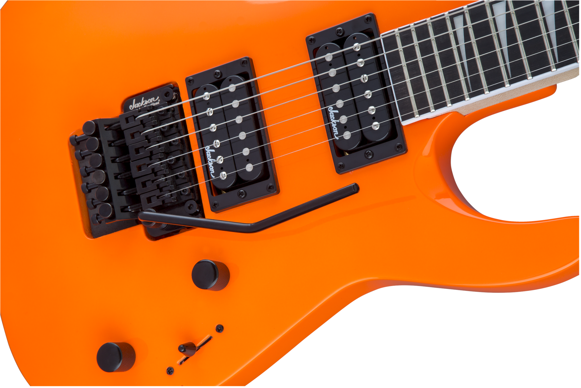 Jackson JS Series Dinky™ Arch Top JS32 DKA, Amaranth Fingerboard, Neon Orange