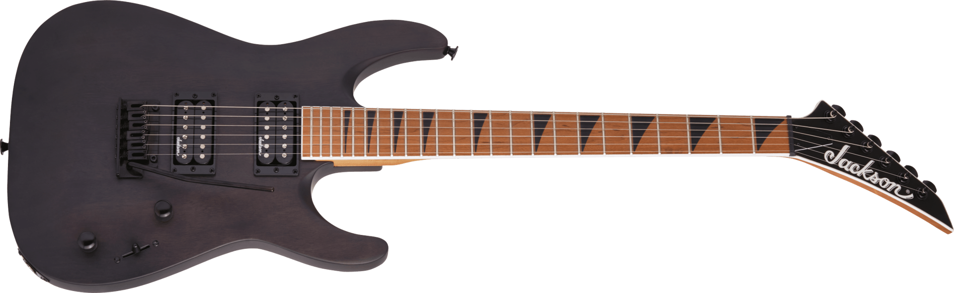 Jackson JS24 Dinky Arch Top Electric Guitar in Black Stain