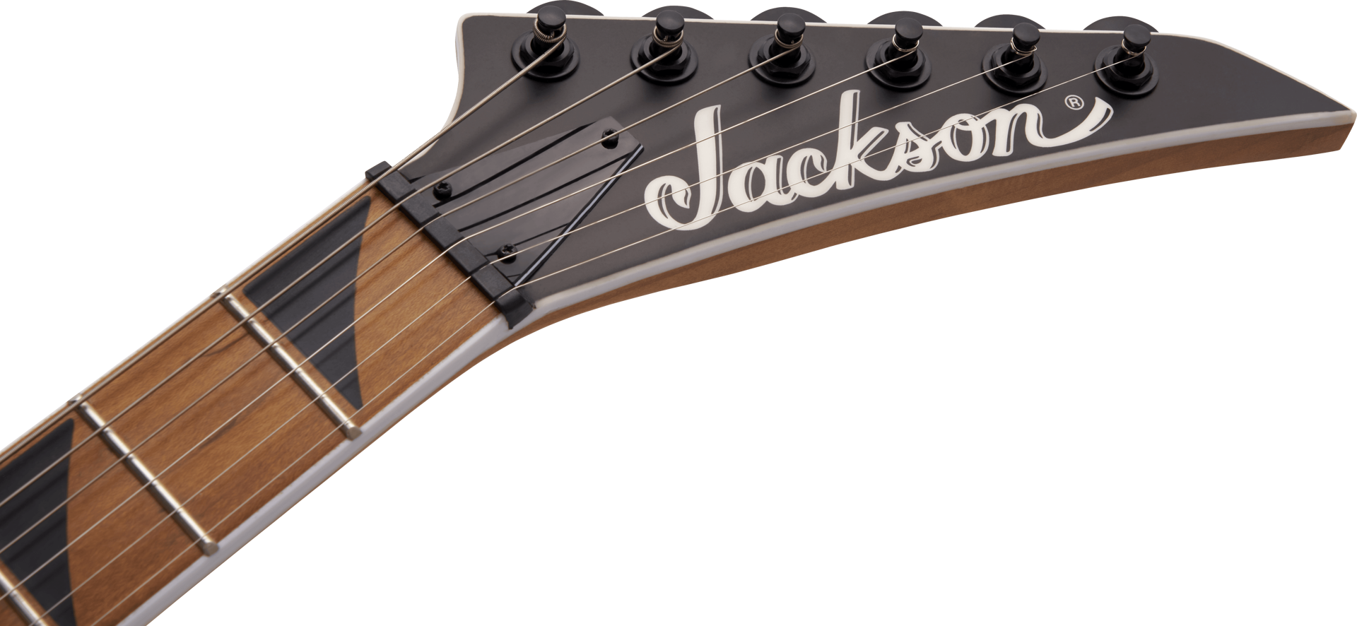 Jackson JS24 Dinky Arch Top electric guitar in red stain, featuring a sleek body, six strings, and modern hardware.