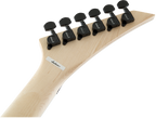 Jackson JS Series Dinky JS32 DKA LH electric guitar with bright blue finish and amaranth fingerboard, showcasing a sleek arch top design.