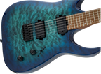 Jackson HT6QM Pro Series signature electric guitar with caramelized maple fingerboard and chlorine burst finish.