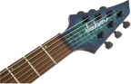 Jackson HT6QM Pro Series Misha Mansoor Juggernaut electric guitar with caramelized maple fingerboard in chlorine burst finish.