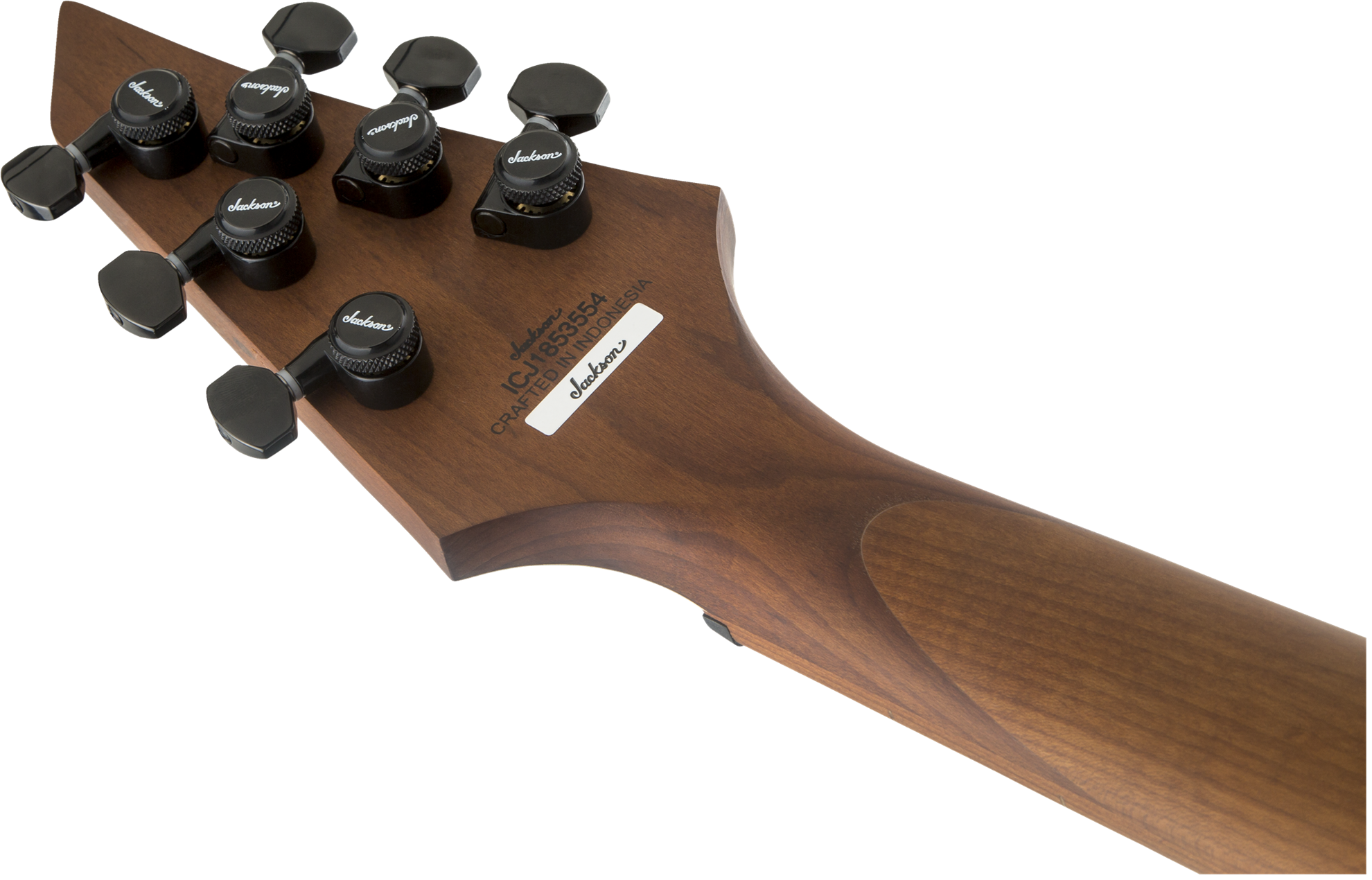 Jackson HT6QM Pro Series Misha Mansoor Juggernaut electric guitar with caramelized maple fingerboard in chlorine burst finish.