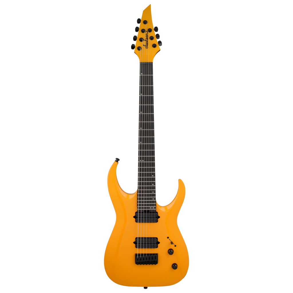 Jackson Pro  Misha Mansoor Juggernaut HT7 Ebony FB - Signal Yellow