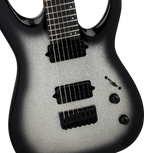 Jackson Pro  Misha Mansoor Juggernaut HT7 Ebony FB - Silverburst Sparkle