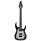 Jackson Pro  Misha Mansoor Juggernaut HT7 Ebony FB - Silverburst Sparkle