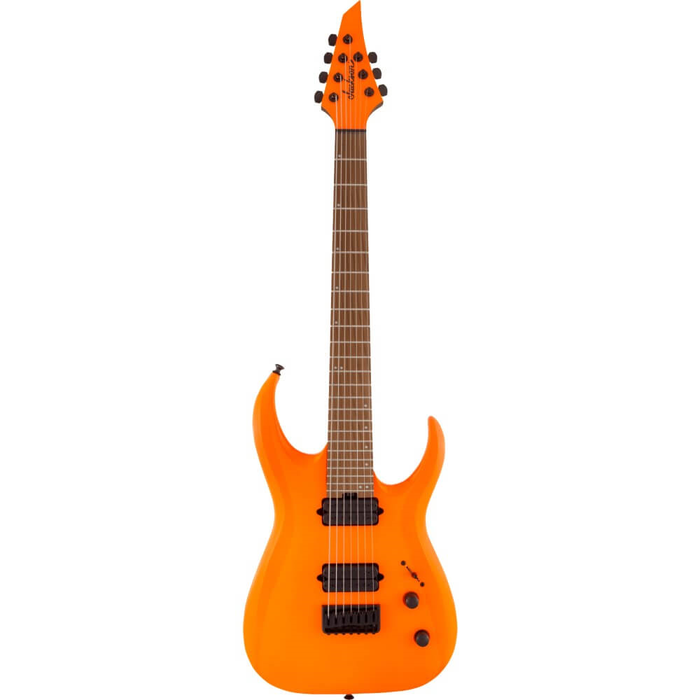 Jackson Pro Series Misha Mansoor Juggernaut HT7 7-String Electric Guitar - Neon Orange