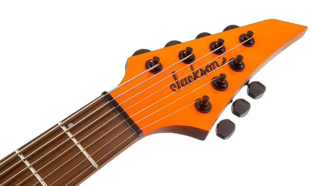 Jackson Pro Series Misha Mansoor Juggernaut HT7 7-String Electric Guitar - Neon Orange