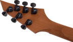 Jackson Pro Series Misha Mansoor ET6 electric guitar in Porsche Caulk finish, showcasing sleek body and modern design.