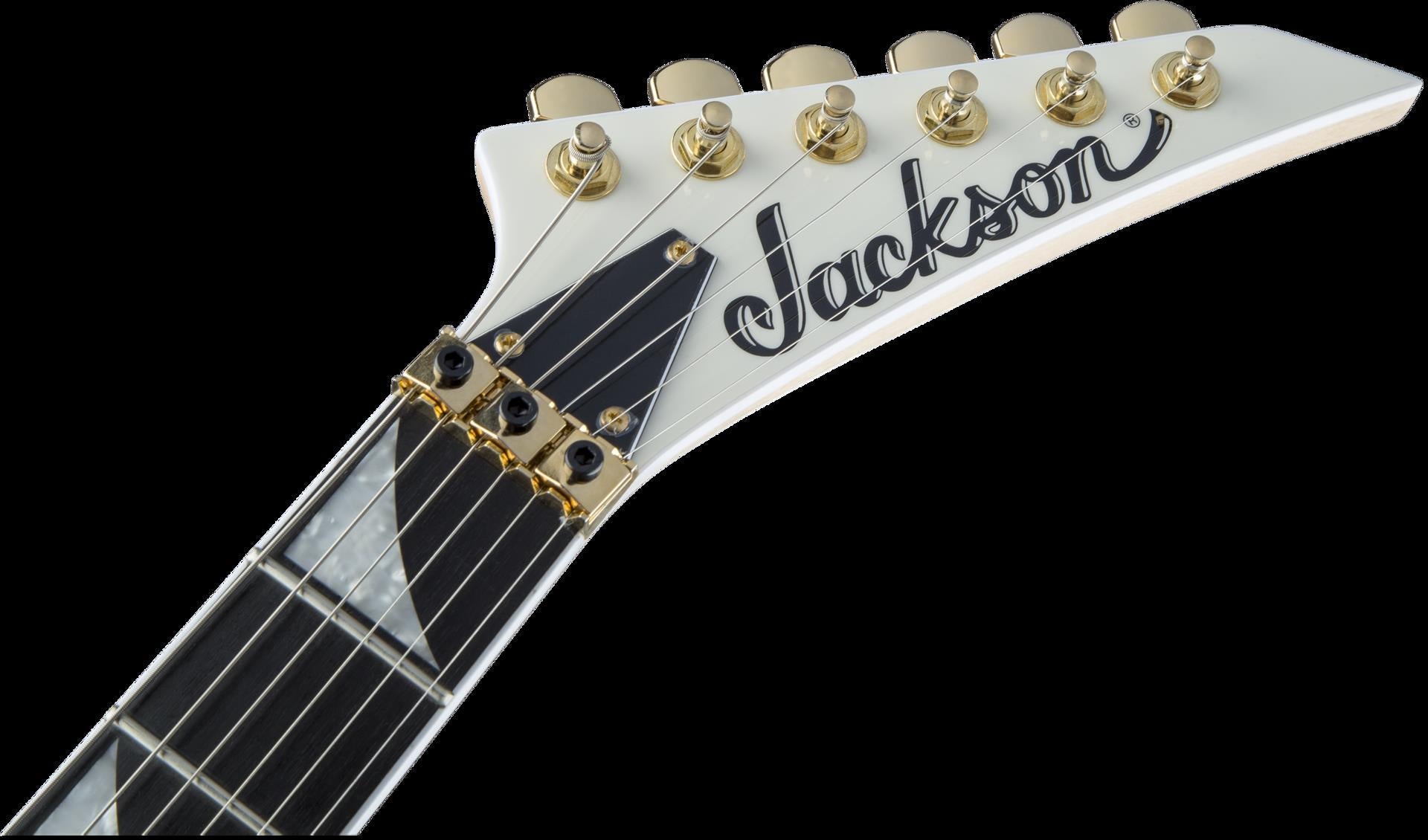 Jackson Pro RR3 Rhoads Electric Guitar EB Ivory with Black Pinstripes