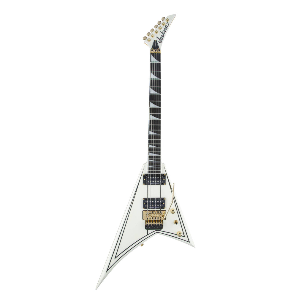 Jackson Pro RR3 Rhoads Electric Guitar EB Ivory with Black Pinstripes