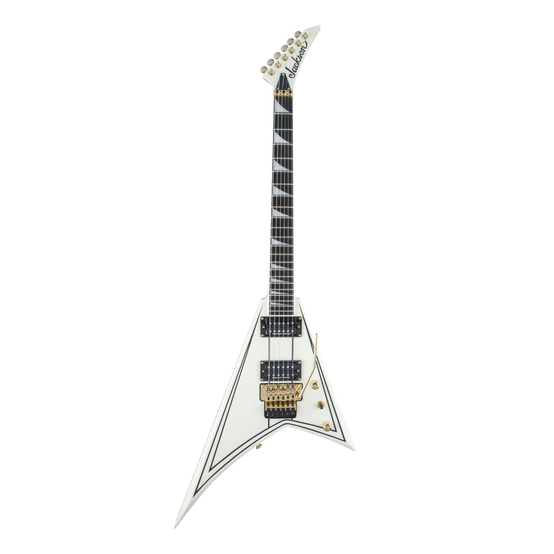 Jackson Pro RR3 Rhoads Electric Guitar EB Ivory with Black Pinstripes