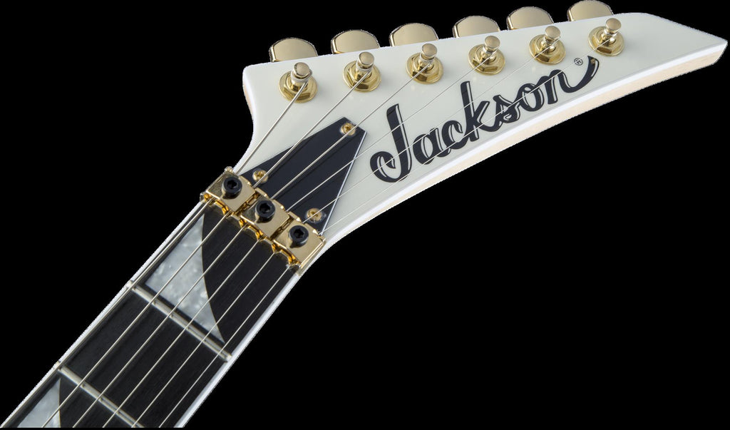 Jackson Pro RR3 Rhoads Electric Guitar EB Ivory with Black Pinstripes