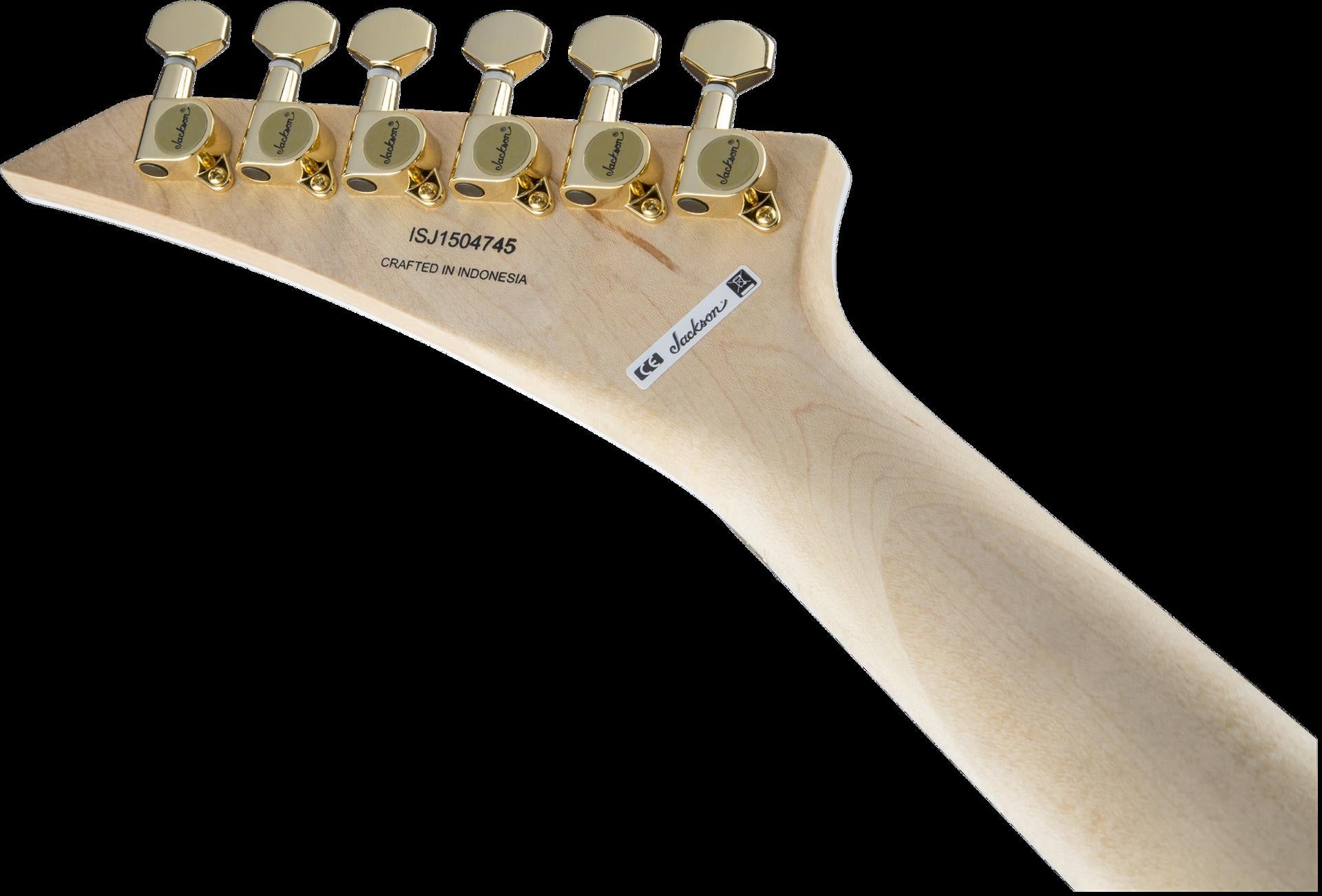 Jackson Pro RR3 Rhoads Electric Guitar EB Ivory with Black Pinstripes