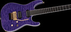 Jackson Pro Series Soloist SL2Q Electric Guitar in Transparent Purple