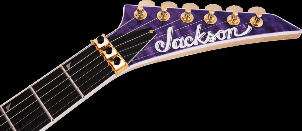 Jackson Pro Series Soloist SL2Q Electric Guitar in Transparent Purple