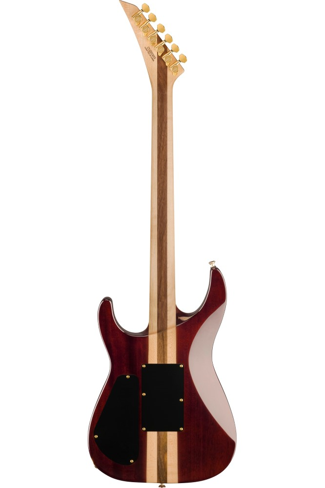 Jackson Pro Plus Series Soloist SLA3Q Electric Guitar with Floyd Rose - Amber Tiger Eye