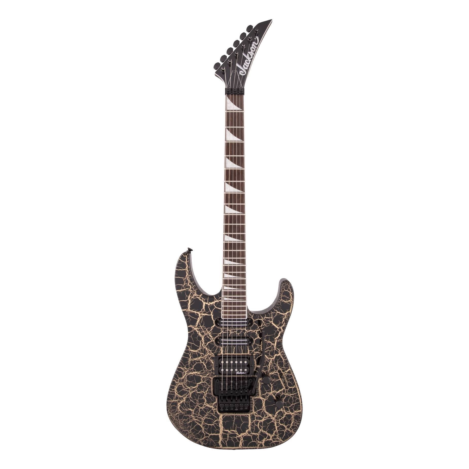 Jackson SL3X DX Electric Guitar with Laurel Fingerboard in Gold Crackle