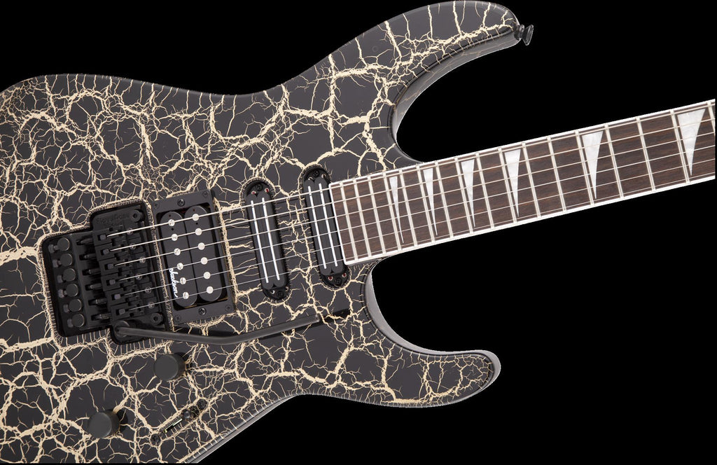 Jackson SL3X DX Electric Guitar with Laurel Fingerboard in Gold Crackle