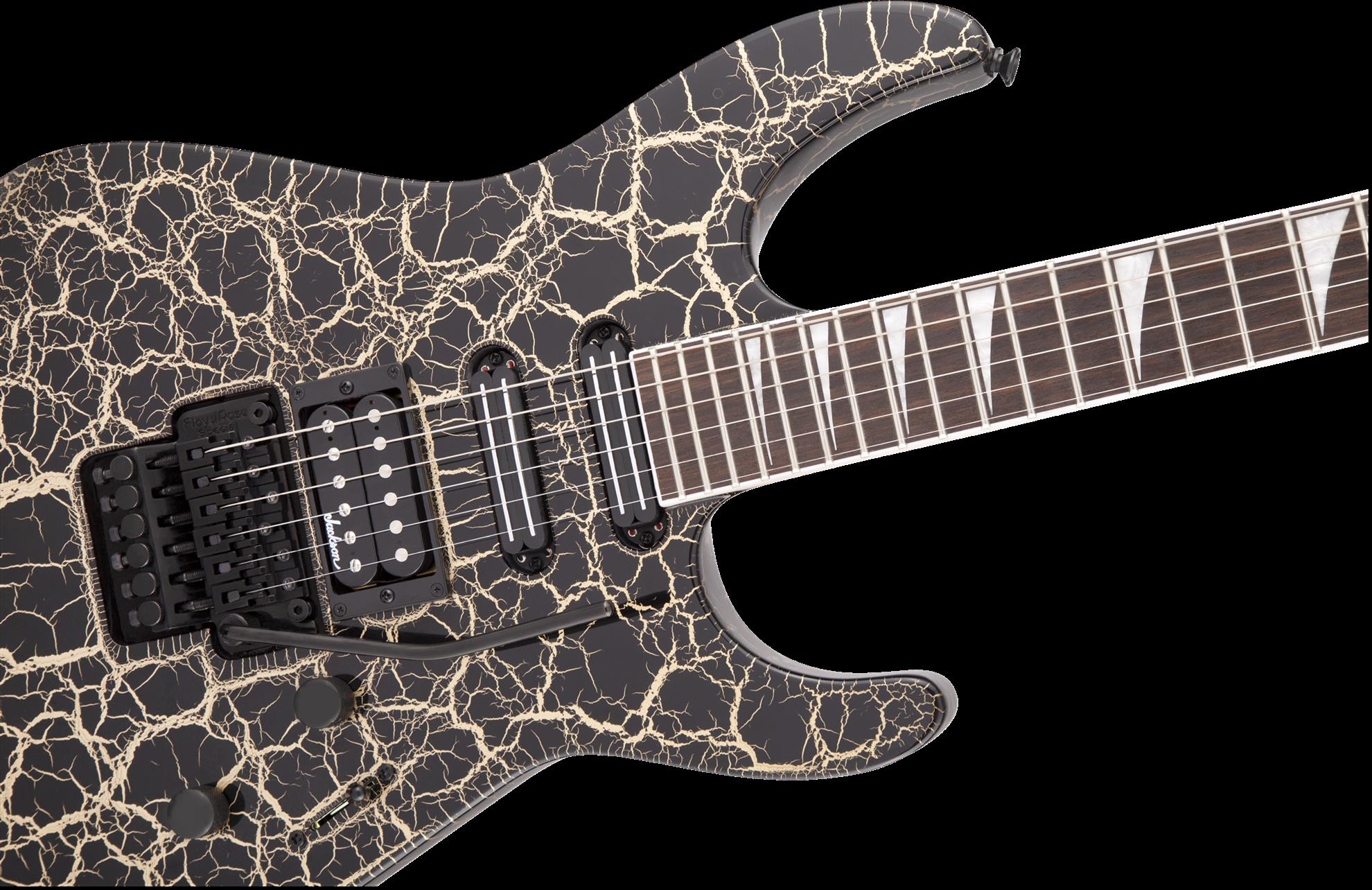 Jackson SL3X DX Electric Guitar with Laurel Fingerboard in Gold Crackle