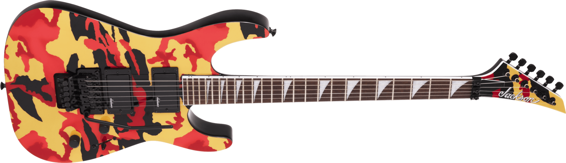 Jackson X Series Soloist Electric Guitar in MultiColor Camo