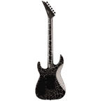 Jackson X Series Soloist SLX DX Laurel FB electric guitar in Silver Mercury Crackle finish, showcasing sleek body and detailed hardware.