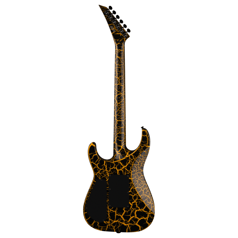 Jackson X Series Soloist SL3X Electric Guitar DX Crackle Laurel Fingerboard Yellow Crackle