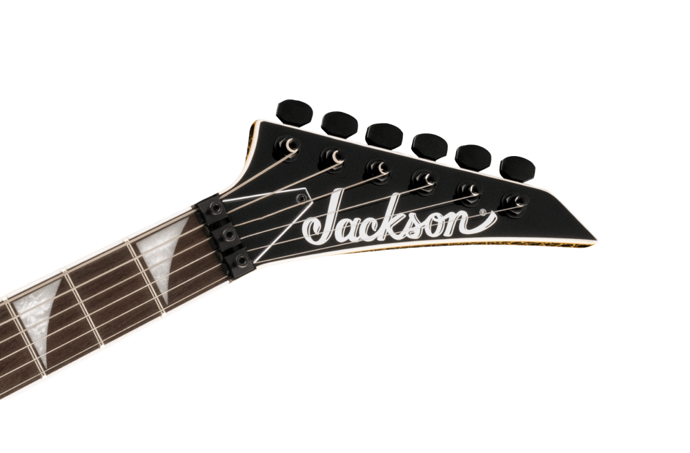 Jackson X Series Soloist SL3X Electric Guitar DX Crackle Laurel Fingerboard Yellow Crackle