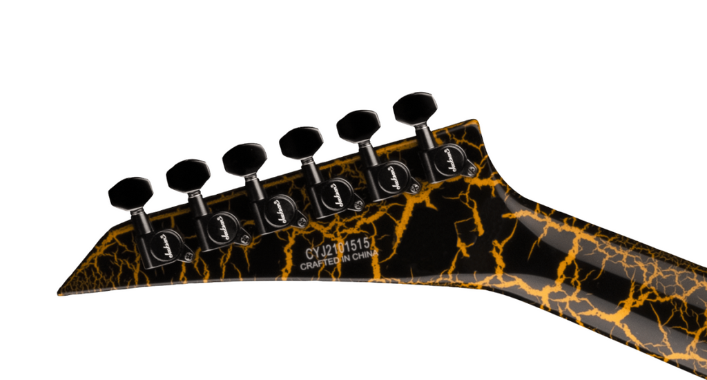 Jackson X Series Soloist SL3X Electric Guitar DX Crackle Laurel Fingerboard Yellow Crackle