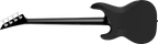 Jackson X Series BXDX IV concert bass guitar in glossy black, featuring a sleek body and four-string design.