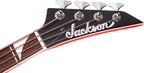 Jackson X Series CBXDX IV concert bass guitar in vibrant Rocket Red, featuring sleek design and four-string configuration.