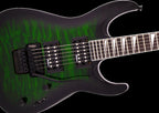 Jackson JS Series Dinky™ Arch Top JS32Q DKA Electric Guitar with Amaranth Fingerboard in Transparent Green Burst