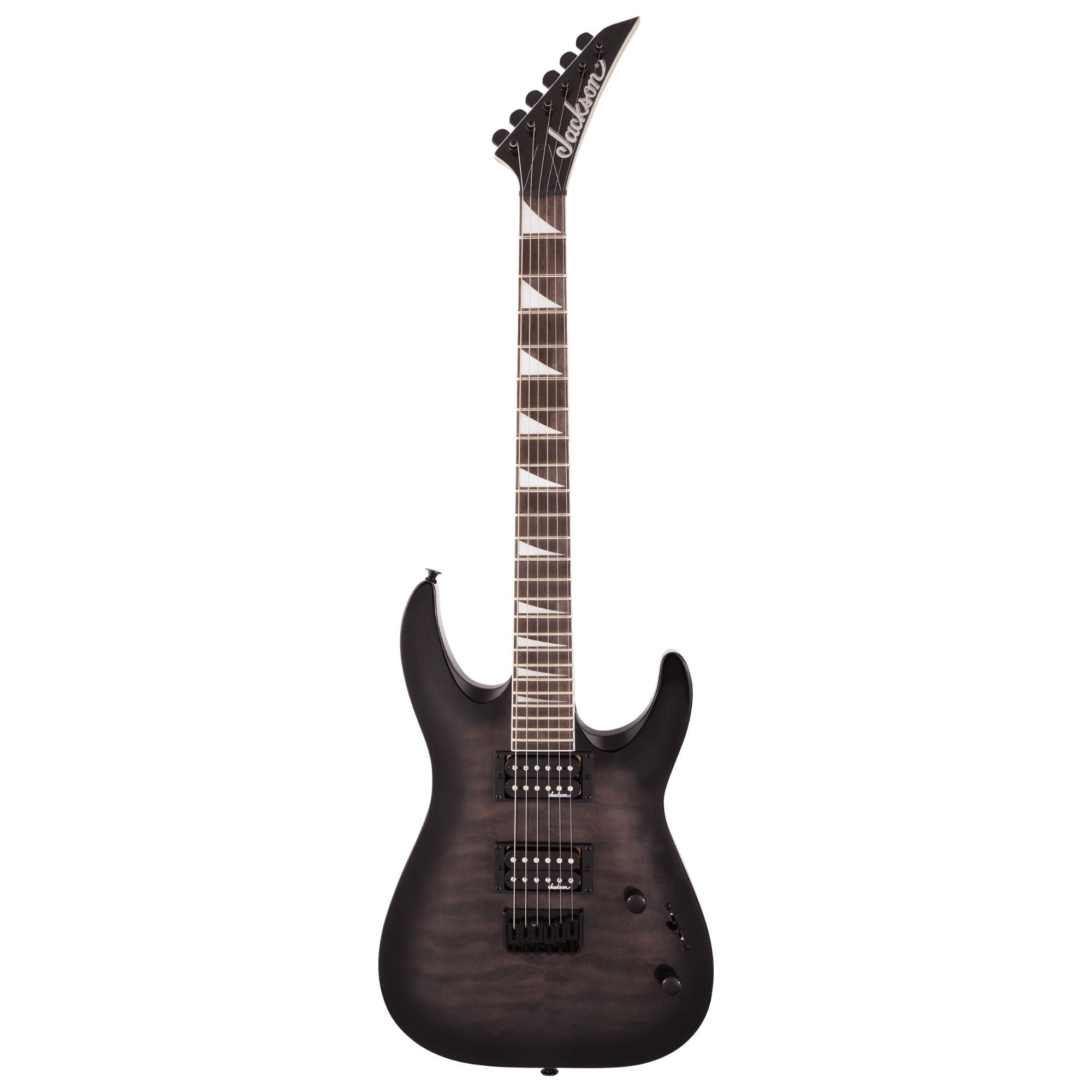 Jackson JS Dinky Arch Top JS32Q DKA HT Amaranth FB Trans Black Burst