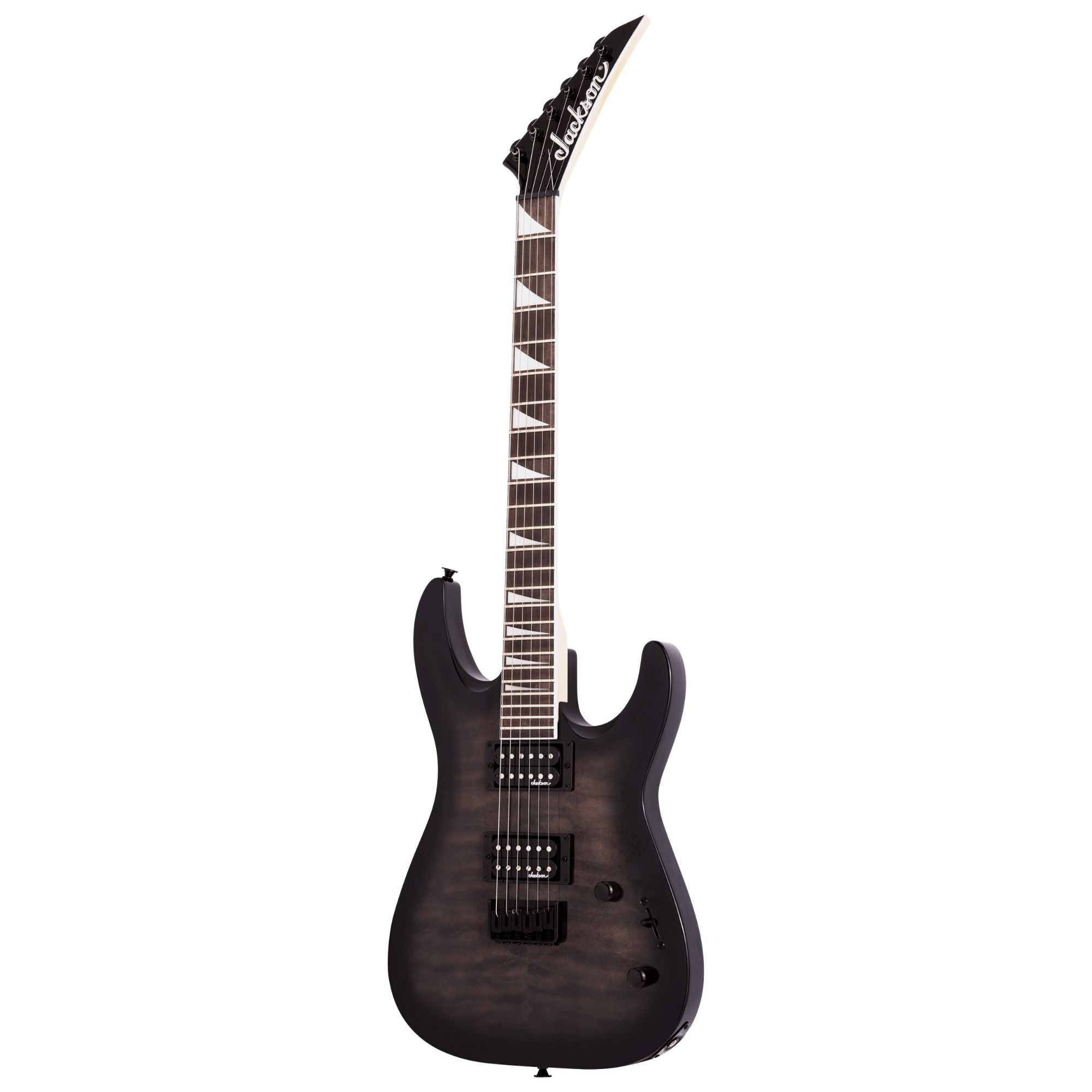 Jackson JS Dinky Arch Top JS32Q DKA HT Amaranth FB Trans Black Burst