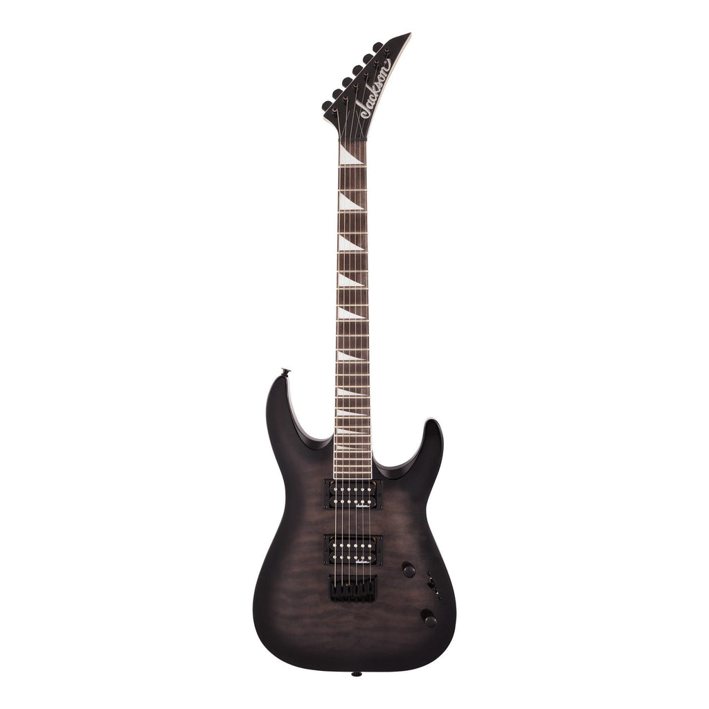 Jackson JS Series Dinky Arch Top JS32Q DKA HT Electric Guitar with Amaranth Fingerboard in Transparent Black Burst
