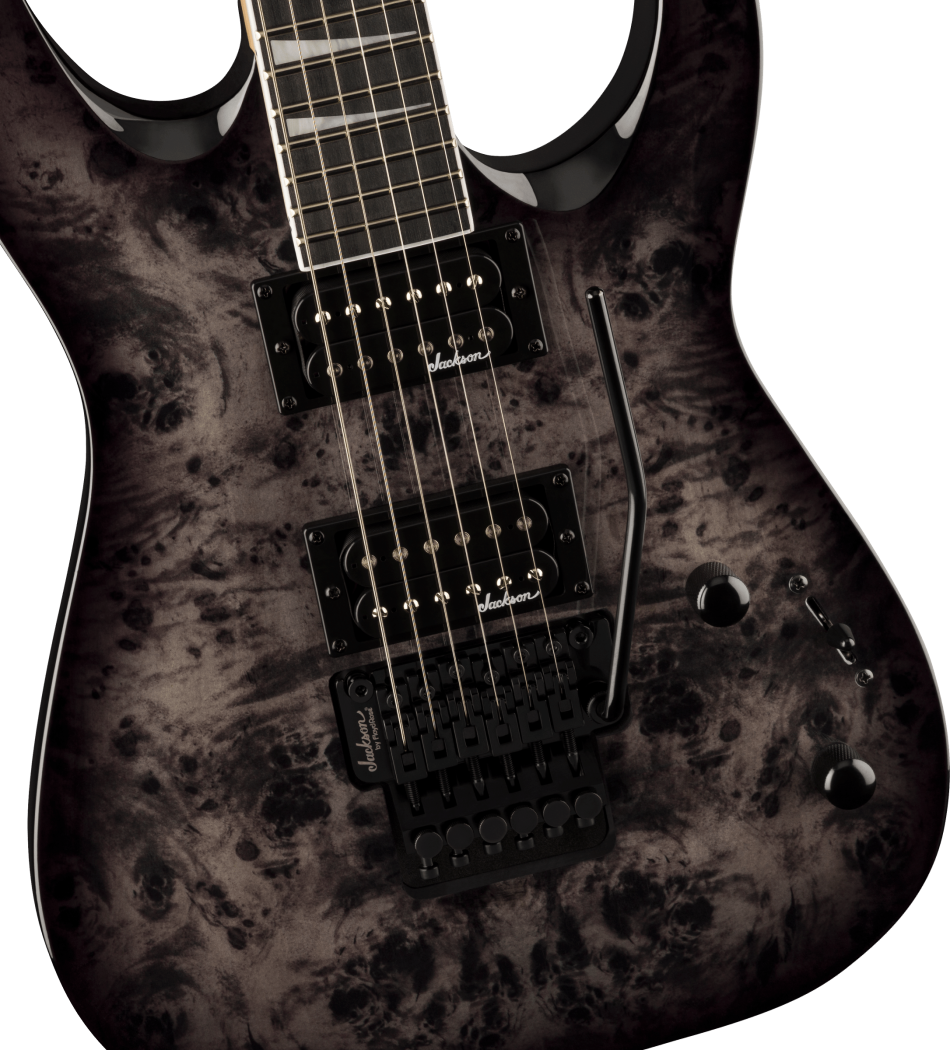 Jackson JS Series Dinky JS32 DKAP Electric Guitar in Transparent Black