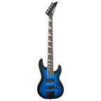 Jackson JS Concert Bass JS3V Amaranth FB Mtlc Blue Burst