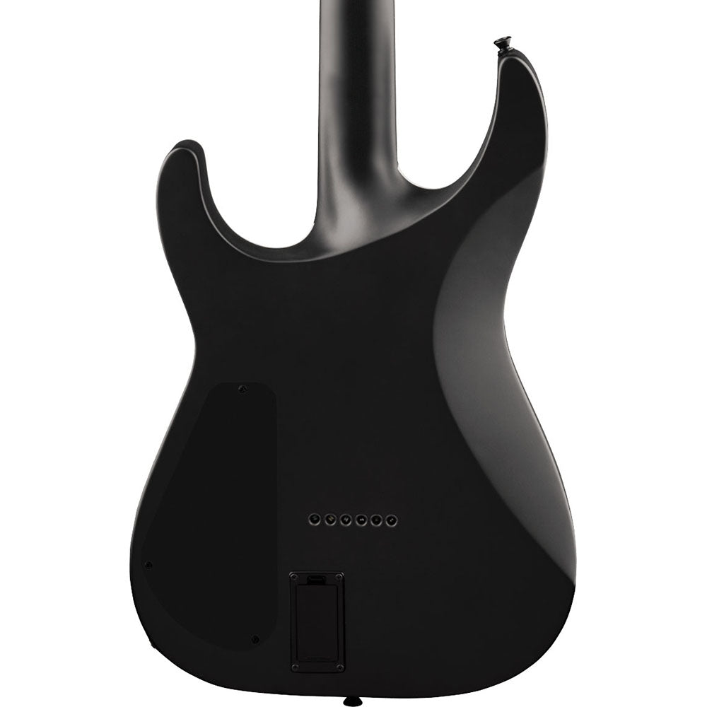 Jackson X Soloist SLA6 DX black electric guitar with sleek body and six-string design, featuring modern hardware and stylish finish.