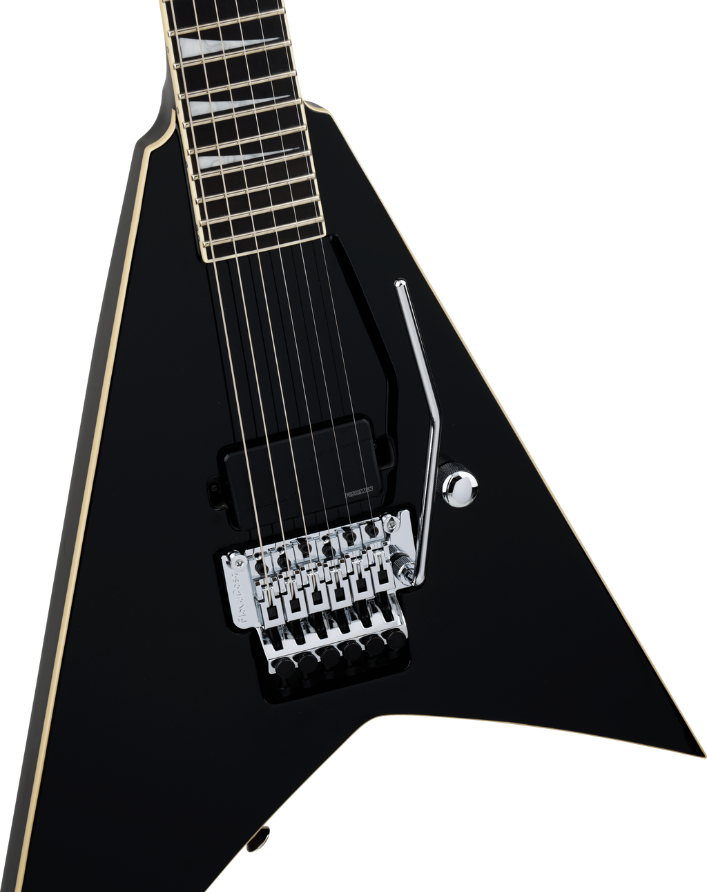 Jackson Pro Plus Pure Metal Limited Edition Rhoads RR1A Ebony FB Electric Guitar - Gloss Black