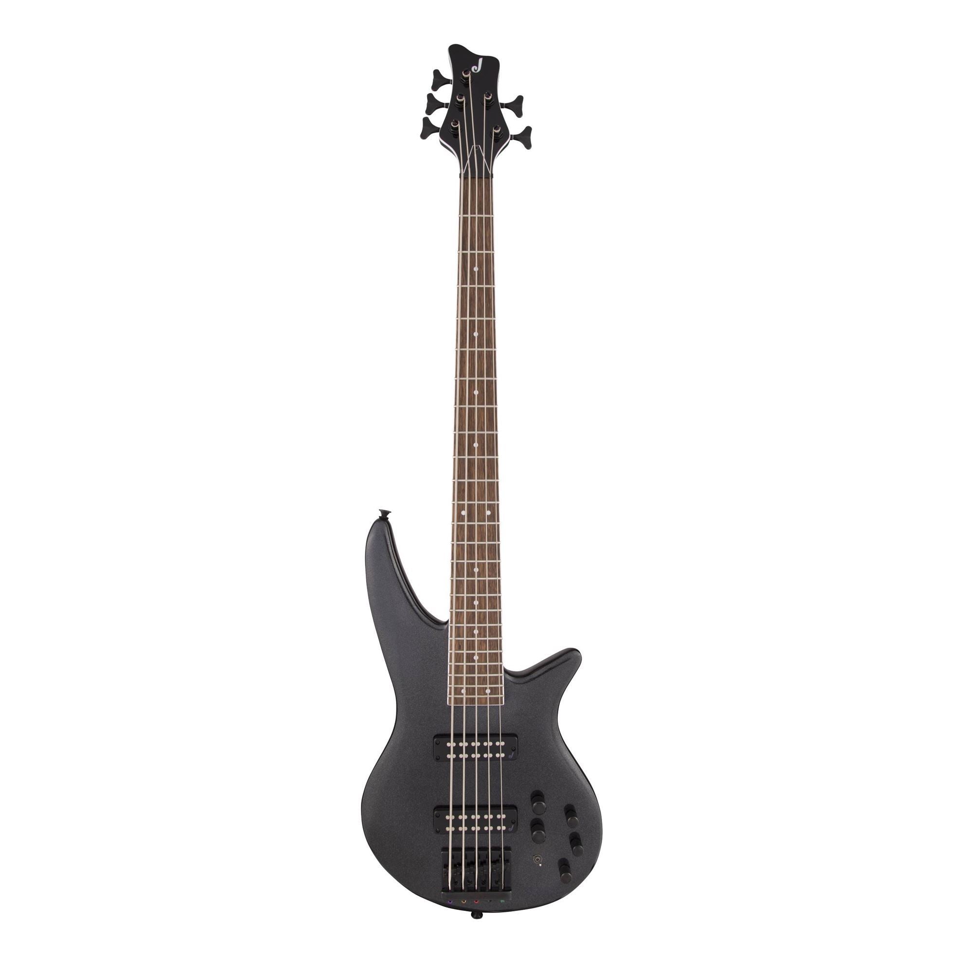 Jackson X Series Spectra Bass SBX V Bass Guitar with Laurel Fingerboard in Metallic Black