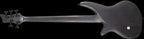 Jackson X Series Spectra SBX V bass guitar with metallic black finish and laurel fingerboard, showcasing its sleek design and bass body.