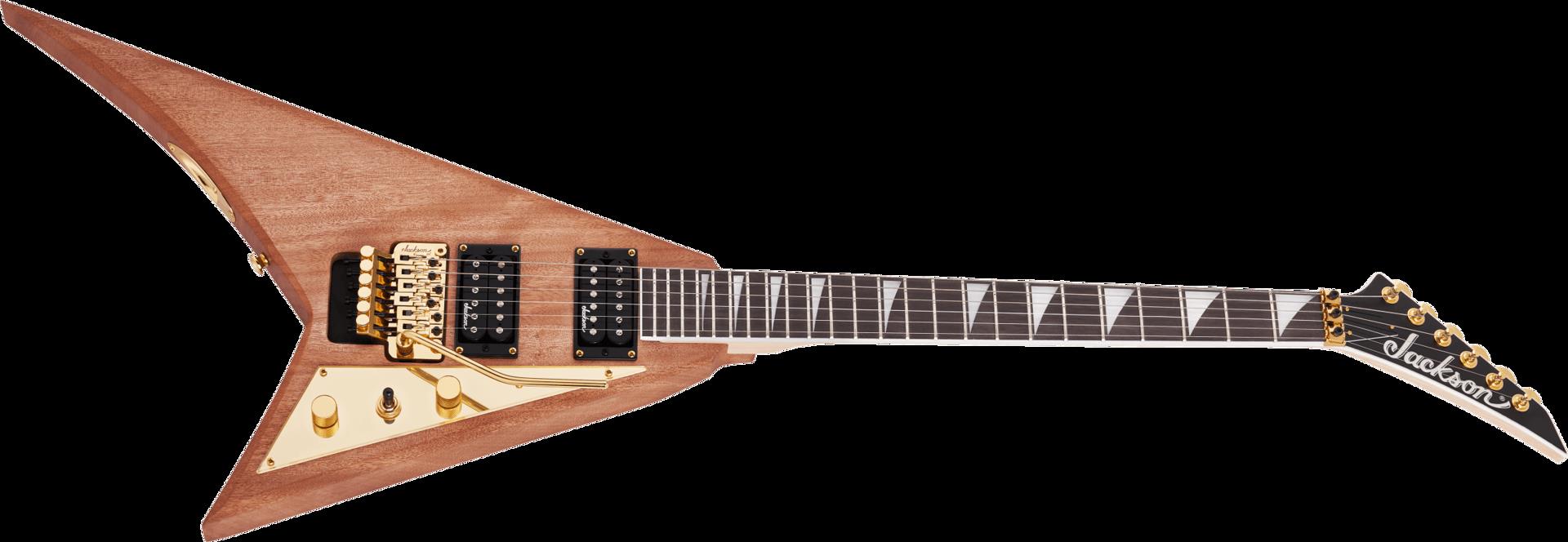 Jackson JS32 Rhoads Electric Guitar with Amaranth Fingerboard in Natural Gold