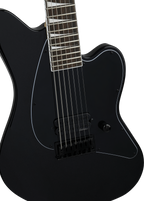 Jackson X Series Surfcaster SF HT7 Laurel FB Electric Guitar - Metallic Black