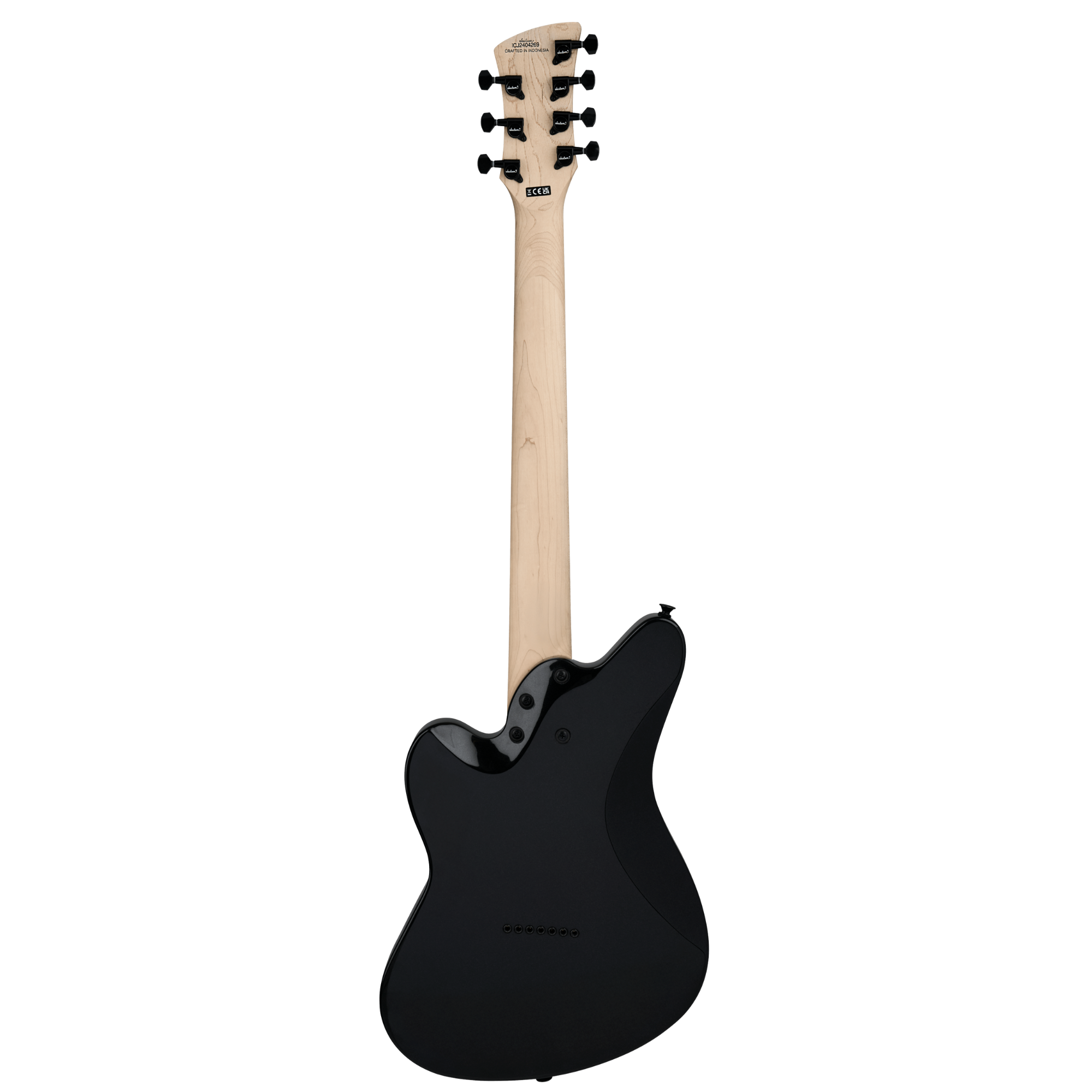 Jackson X Series Surfcaster SF HT7 Laurel FB Electric Guitar - Metallic Black