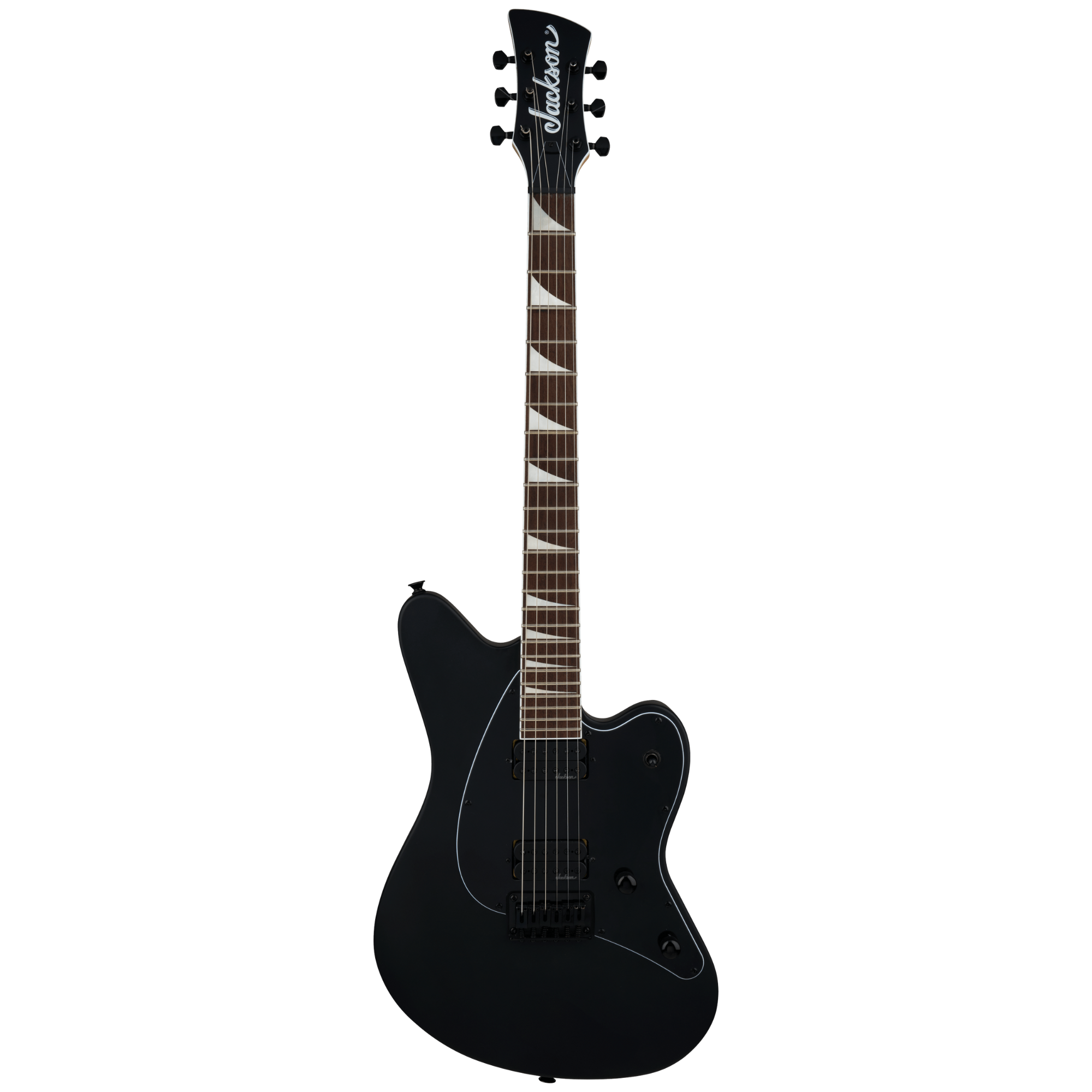 Jackson X Series Surfcaster SC HT6 Laurel FB Electric Guitar - Satin Black