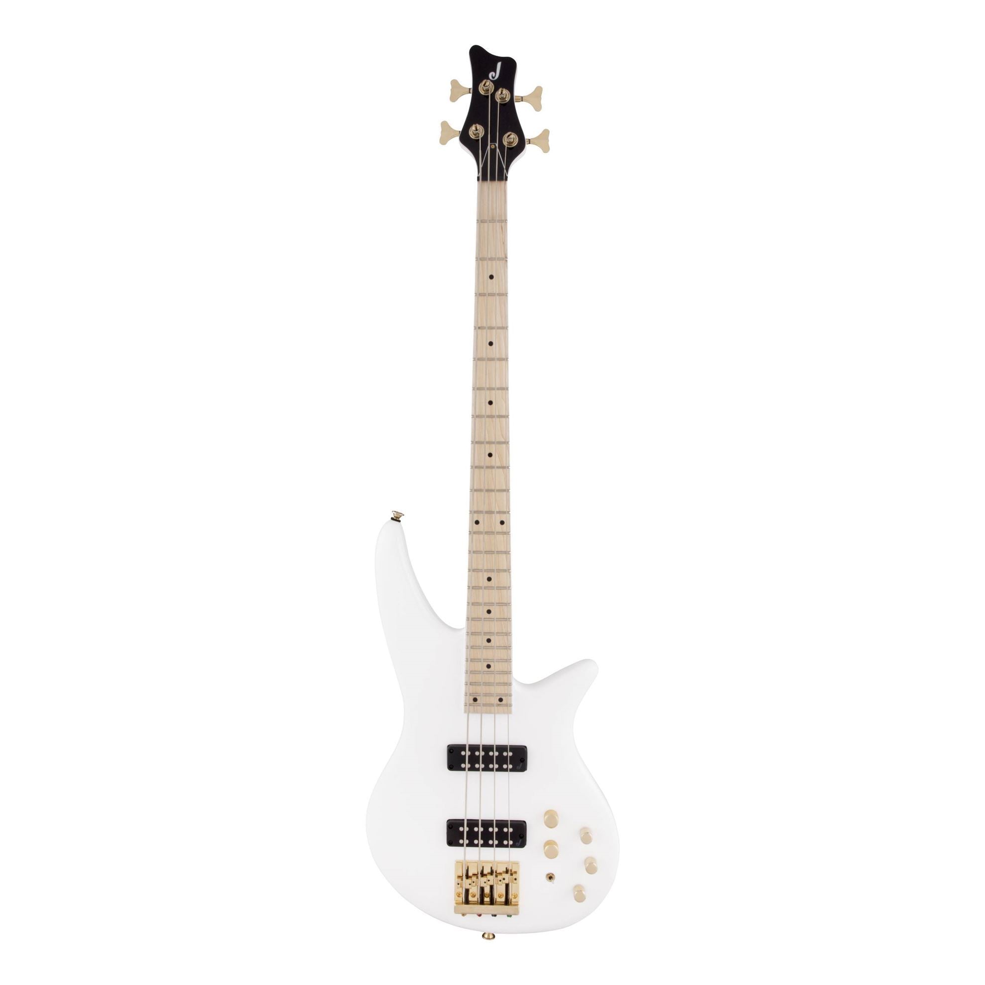 Jackson X Series Spectra Bass SBXM IV Bass Guitar with Maple Fingerboard in Snow White